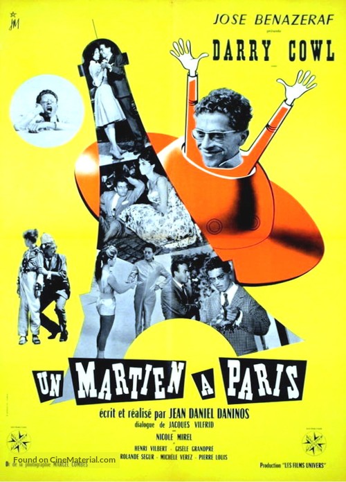 Un Martien &agrave; Paris - French Movie Poster