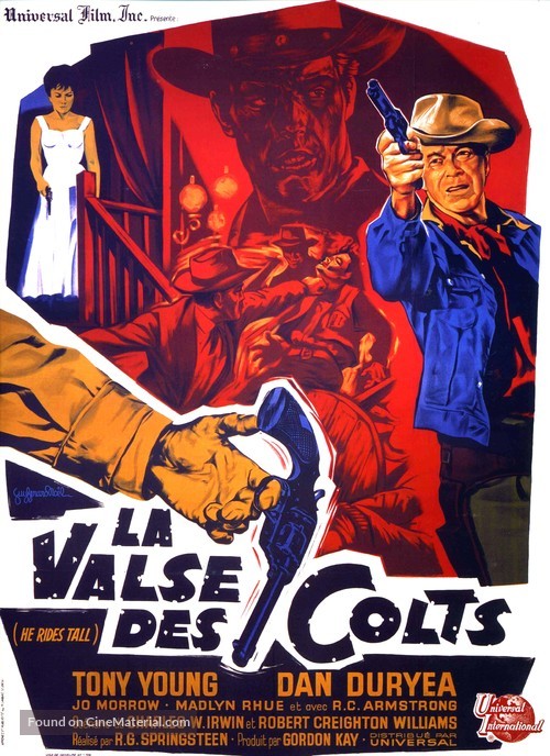 He Rides Tall - French Movie Poster