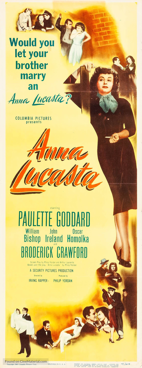 Anna Lucasta - Movie Poster