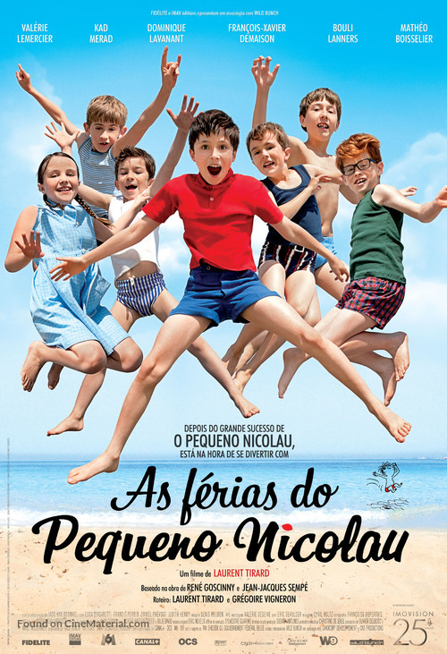 Les vacances du petit Nicolas - Brazilian Movie Poster