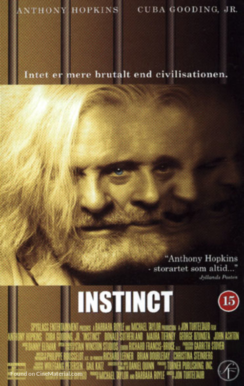 Instinct - Danish VHS movie cover