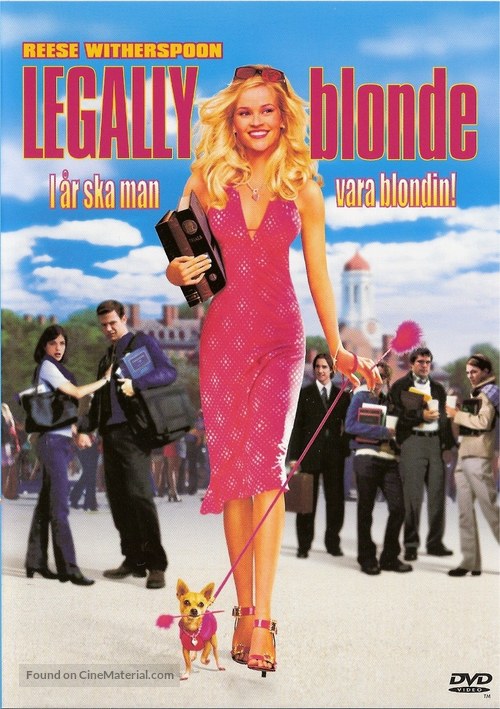 Legally Blonde - Swedish DVD movie cover