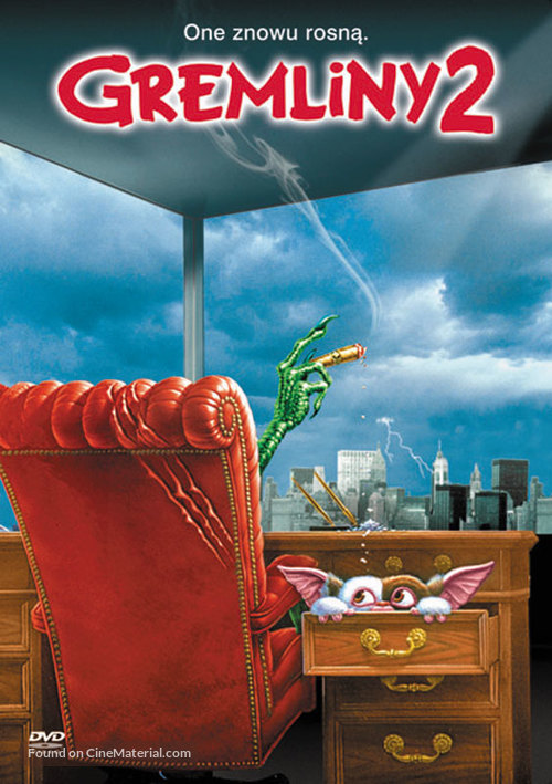 Gremlins 2: The New Batch - Polish DVD movie cover