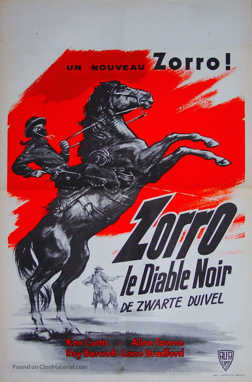 Don Daredevil Rides Again - Belgian Movie Poster