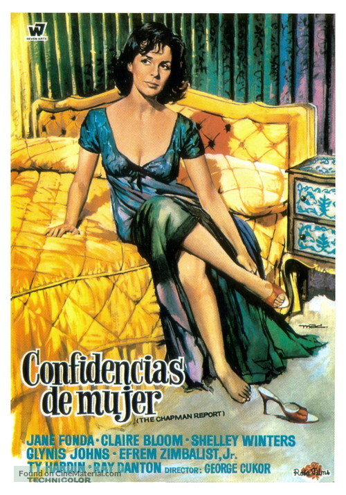 The Chapman Report - Spanish Movie Poster