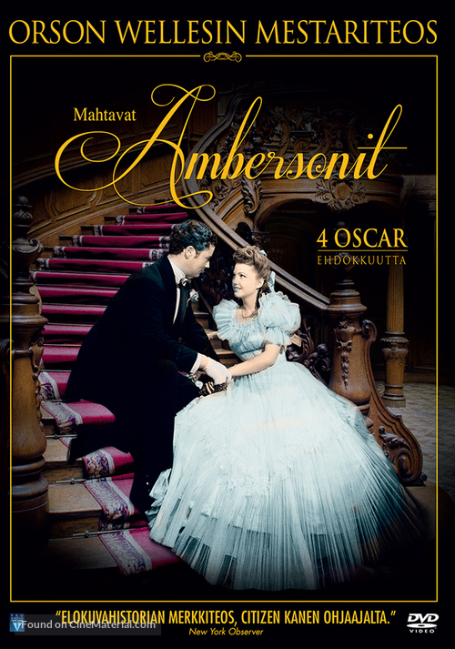 The Magnificent Ambersons - Finnish DVD movie cover