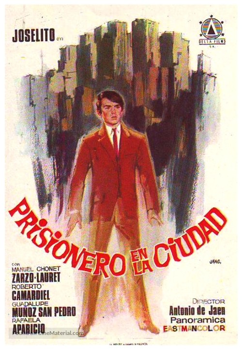 Prisionero en la ciudad - Spanish Movie Poster