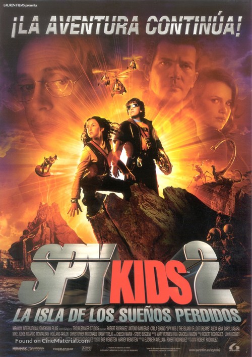 Spy Kids 2: Island of Lost Dreams - Spanish Movie Poster