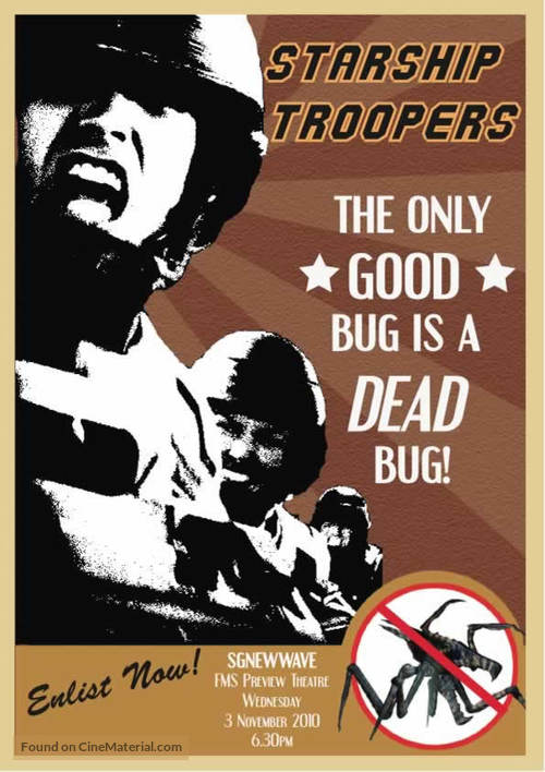Starship Troopers - Singaporean Movie Poster