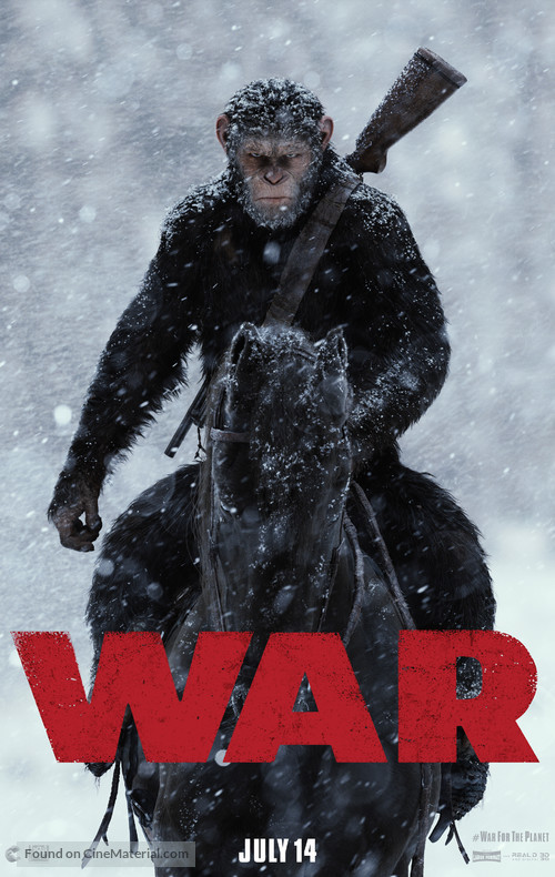 War for the Planet of the Apes - Teaser movie poster