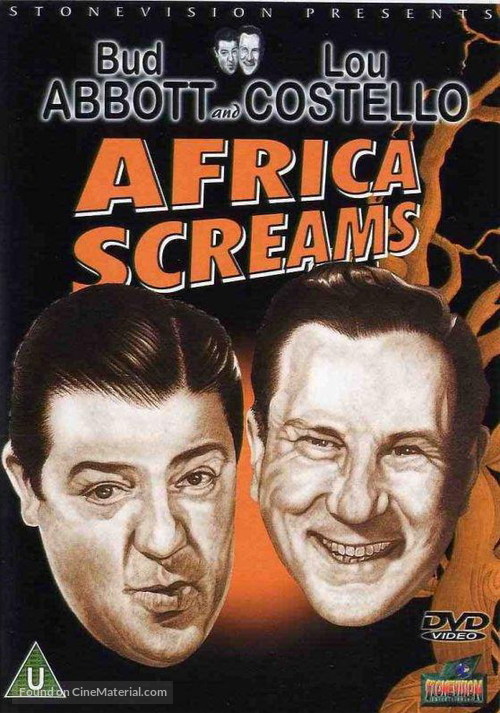 Africa Screams - British DVD movie cover