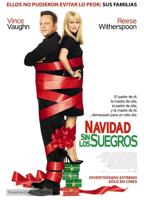 Four Christmases - Uruguayan Movie Poster