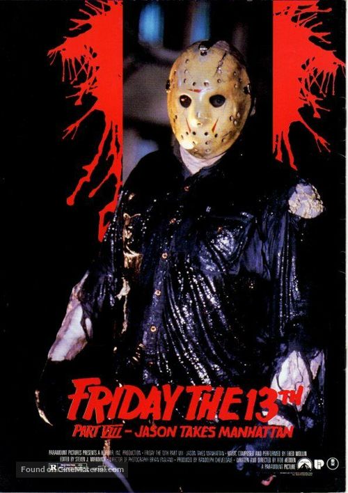Friday the 13th Part VIII: Jason Takes Manhattan - International Movie Poster