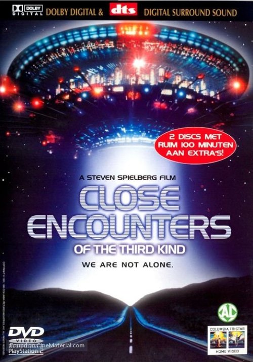 Close Encounters of the Third Kind - Dutch Movie Cover