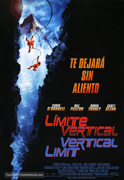 Vertical Limit - Spanish Movie Poster