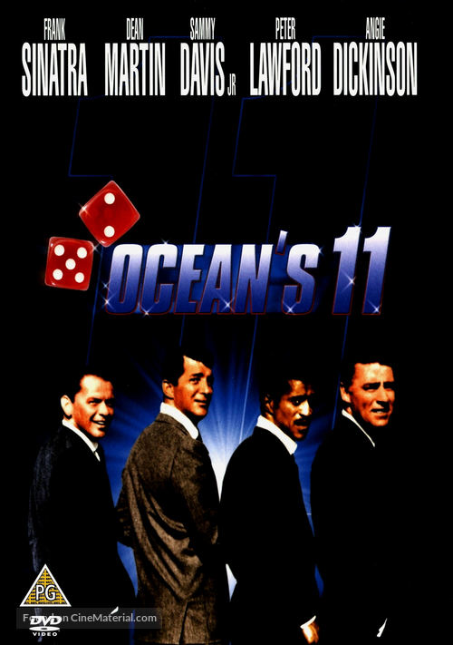 Ocean&#039;s Eleven - British DVD movie cover