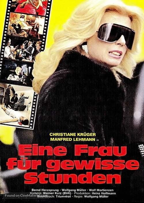 Eine Frau f&uuml;r gewisse Stunden - German Movie Poster