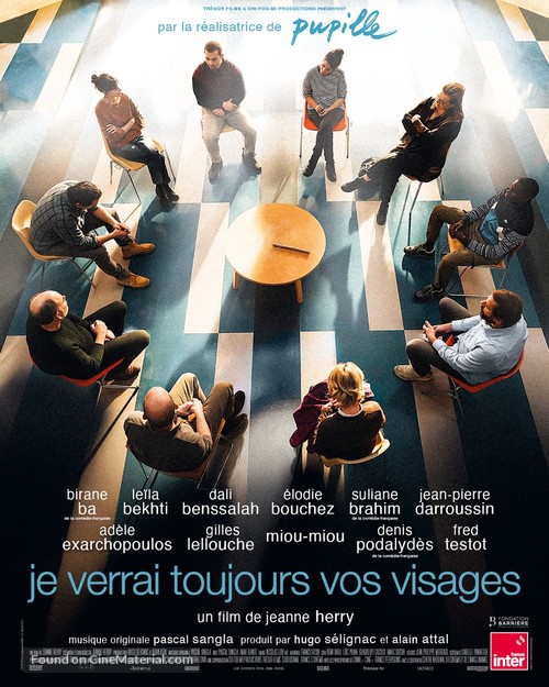 Je verrai toujours vos visages - French Movie Poster