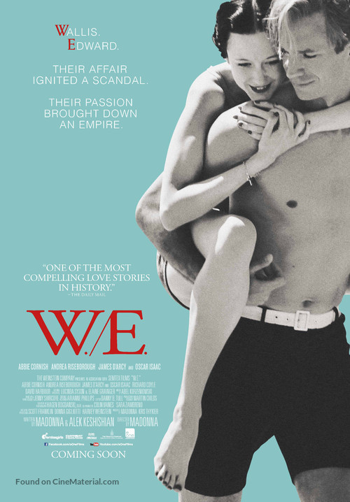 W.E. - Canadian Movie Poster