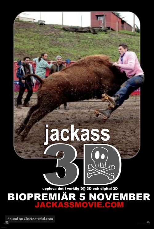 Jackass 3D - Swedish Movie Poster