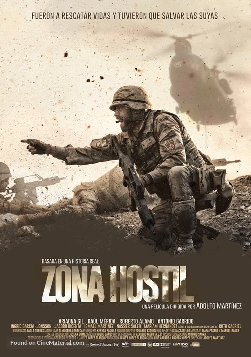 Zona hostil - Spanish Movie Poster