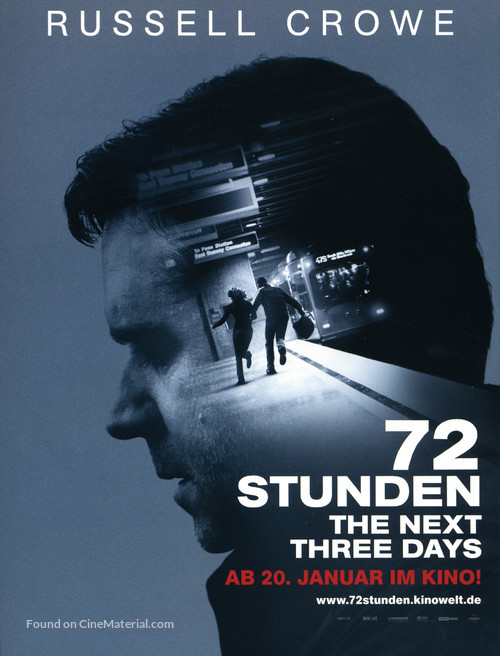 The Next Three Days - German Movie Poster