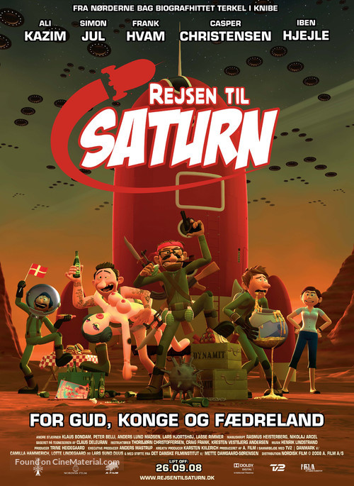 Rejsen til Saturn - Danish Movie Poster