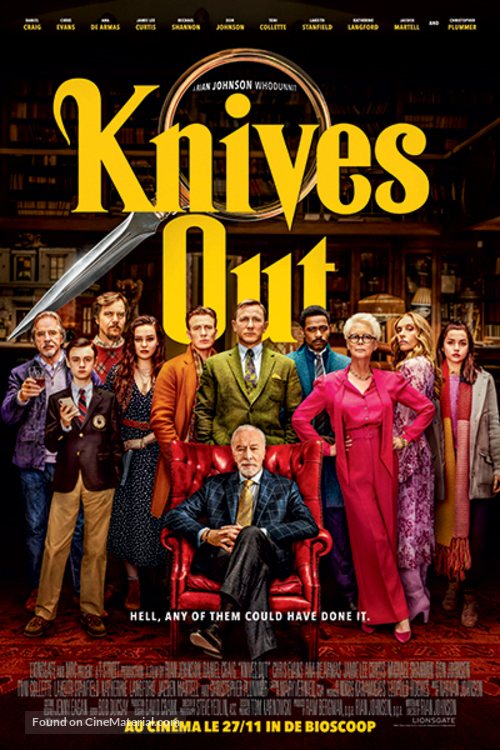 Knives Out - Belgian Movie Poster