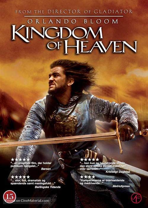 Kingdom of Heaven - Danish DVD movie cover