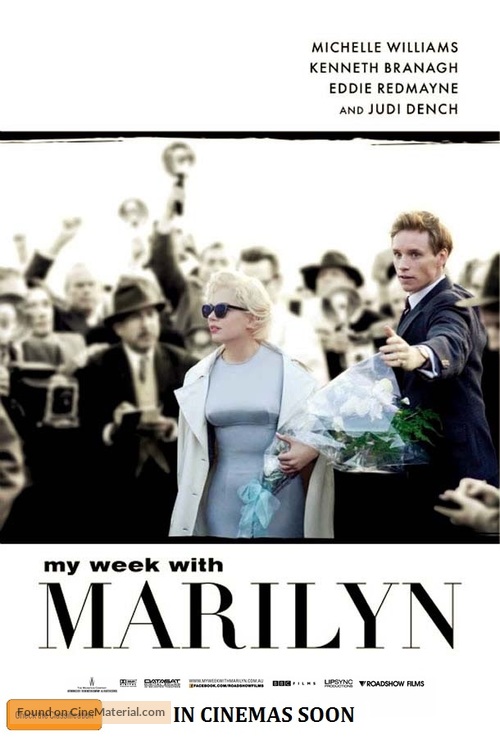 My Week with Marilyn - Australian Movie Poster