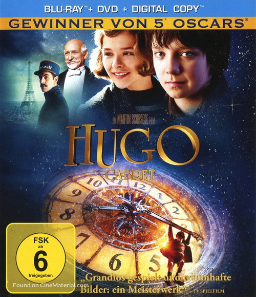 Hugo - German Blu-Ray movie cover