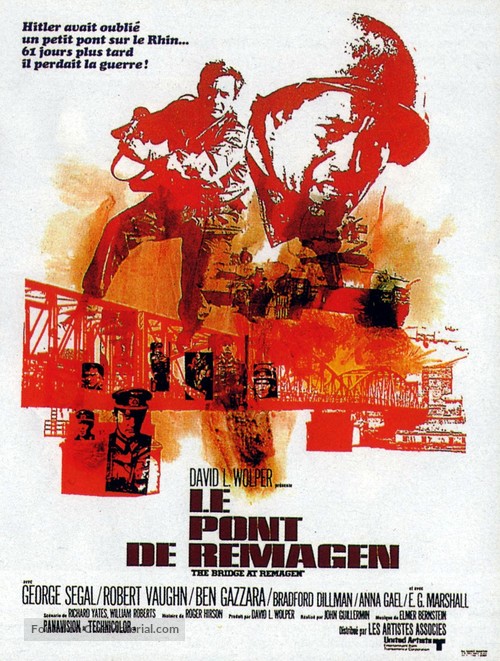 The Bridge at Remagen - French Movie Poster