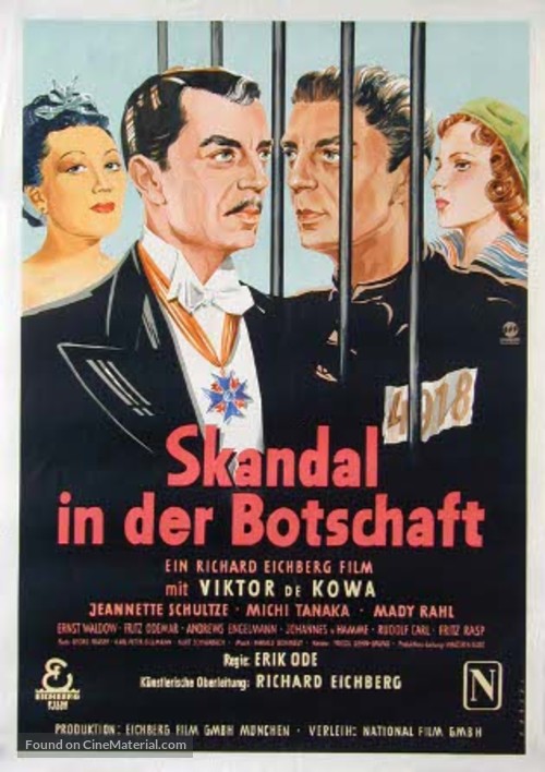 Skandal in der Botschaft - German Movie Poster