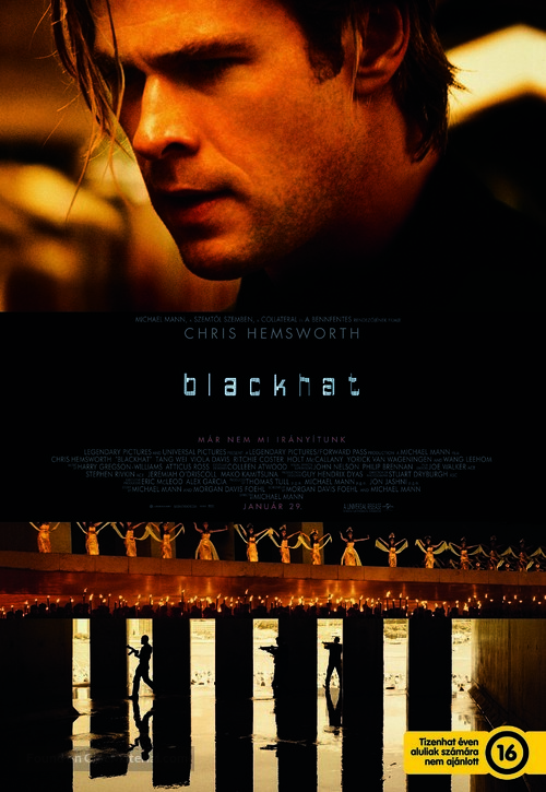Blackhat - Hungarian Movie Poster