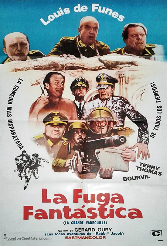 La Grande Vadrouille 1966 Argentinian Movie Poster