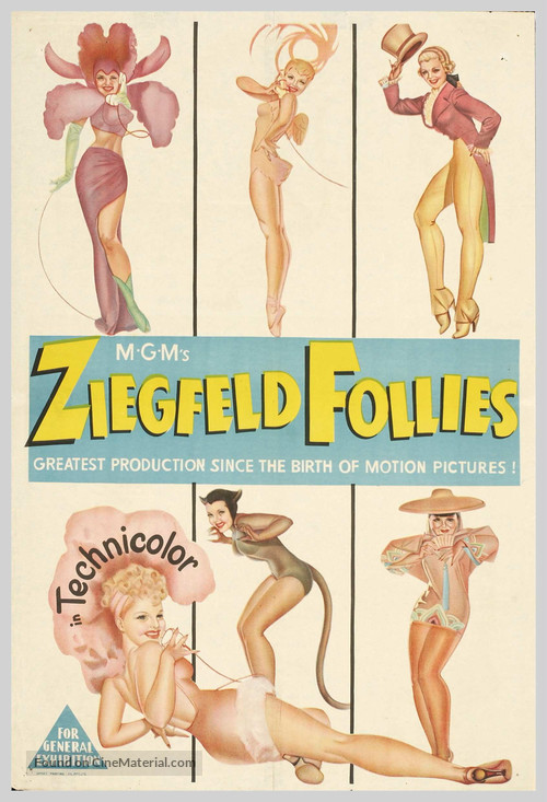Ziegfeld Follies - Australian Movie Poster
