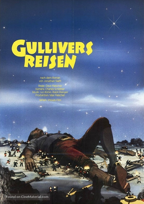 Gulliver&#039;s Travels - German Movie Poster