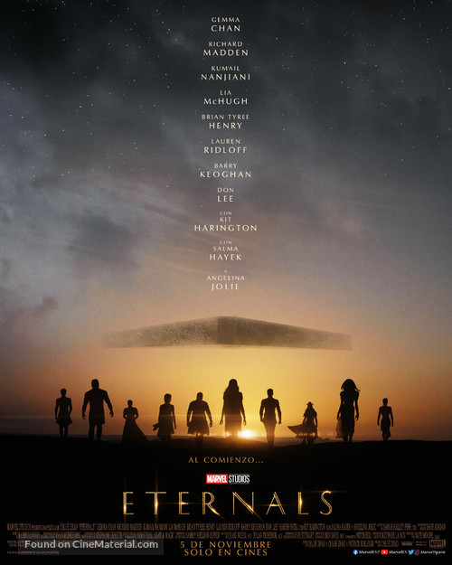 Eternals - Spanish Movie Poster