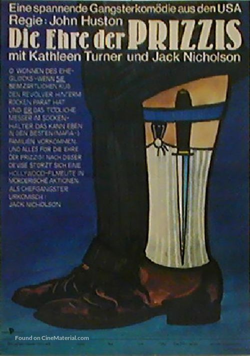 Prizzi&#039;s Honor - German Movie Poster