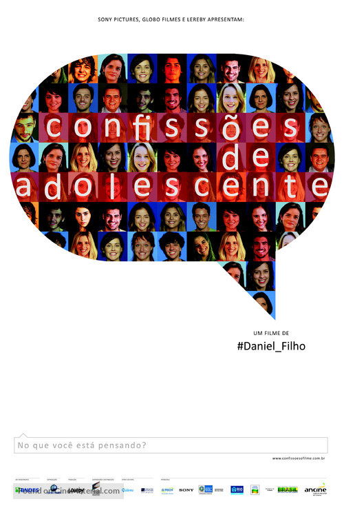 Confiss&otilde;es de Adolescente - Brazilian Movie Poster