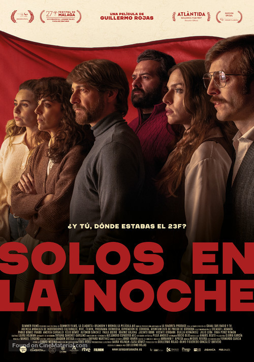 Solos en la noche - Spanish Movie Poster