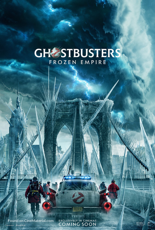 Ghostbusters Frozen Empire (2024) British movie poster