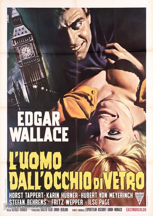 Der Mann mit dem Glasauge - Italian Movie Poster