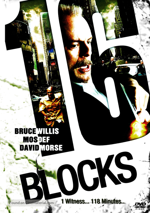 16 Blocks - DVD movie cover