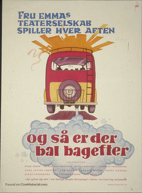 Og s&aring; er der bal bagefter - Danish Movie Poster