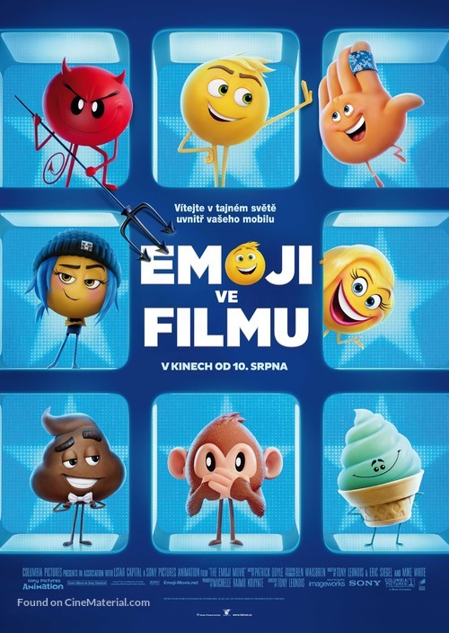 The Emoji Movie - Czech Movie Poster
