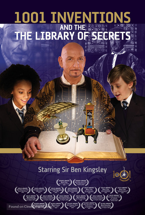 1001 Inventions and the Library of Secrets - British Movie Poster