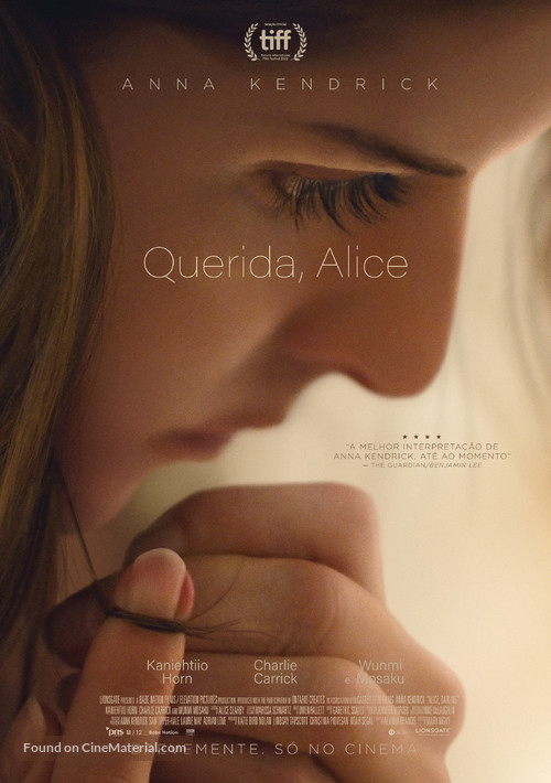 Alice, Darling - Portuguese Movie Poster