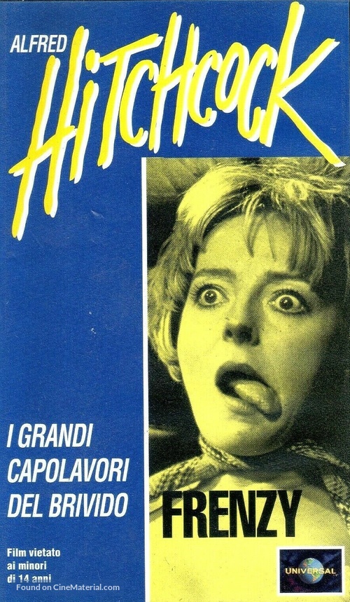 Frenzy - Italian VHS movie cover