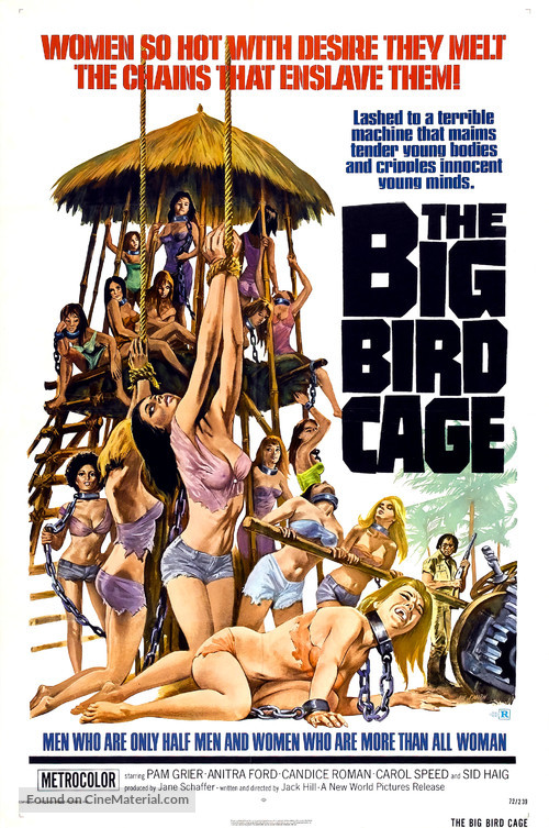 The Big Bird Cage - Theatrical movie poster